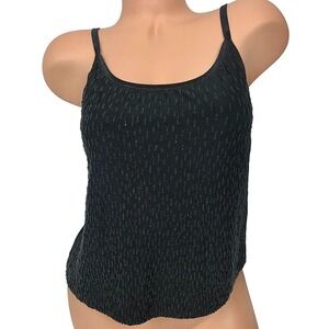 Vintage Barbara Lever‎ Beaded Embellished Cami Top Sleeveless Y2K Party Size M